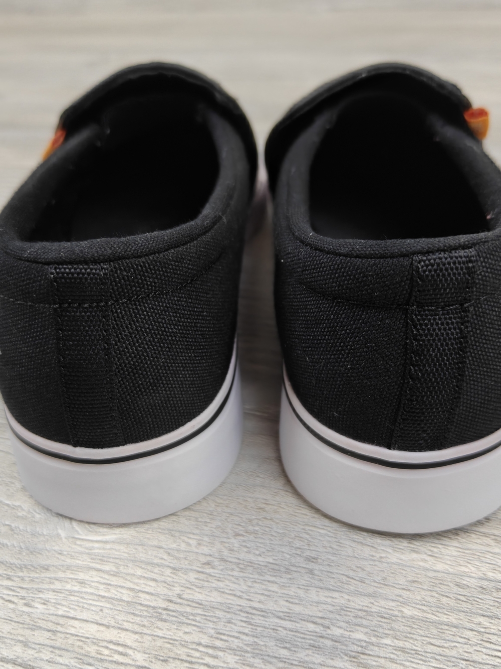 Nike Women's Court Royale AC Slip-On Black White Canvas Shoes BQ9138-001 Sz 6 - Picture 10 of 13